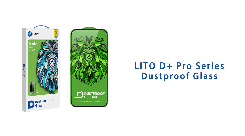 LITO D+ Pro 防塵強化ガラススクリーンプロテクター