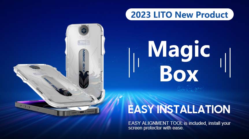 iPhone用の卸売LITO Magic Boxプライバシースクリーンプロテクター