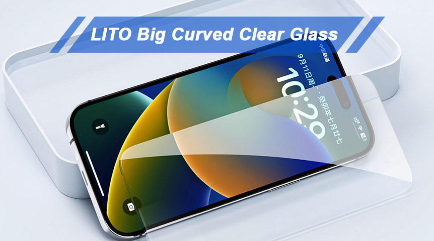 LITO ビッグカーブ強化ガラススクリーンプロテクターでデバイスの保護を強化します。
    