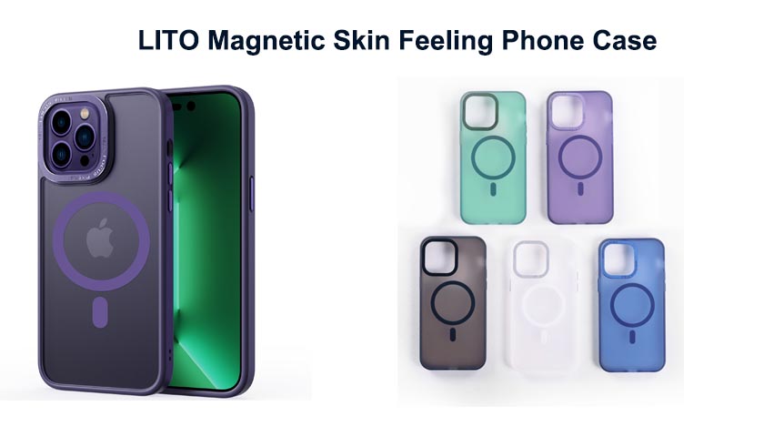 LITO 磁気皮膚感覚電話ケース iPhone 用