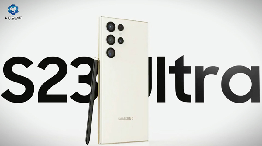 Samsung Galaxy S23 Ultra用Lito UVガラススクリーンプロテクター