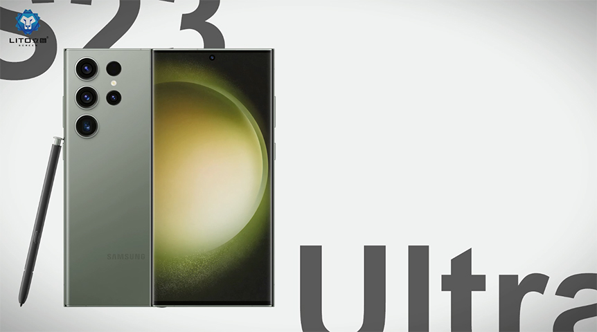 Lito E+ Edge Glue 強化ガラス スクリーン プロテクター Samsung Galaxy S23 Ultra