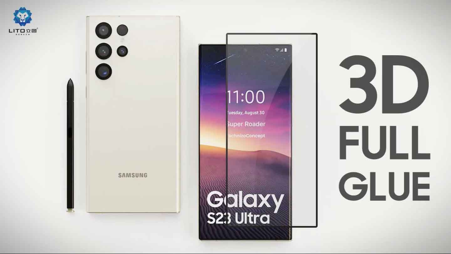 Samsung Galaxy S23 Ultra用スクリーンプロテクター