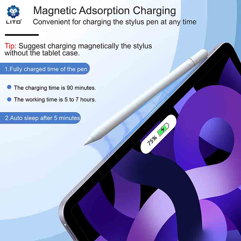Magnetic stylus for iPad