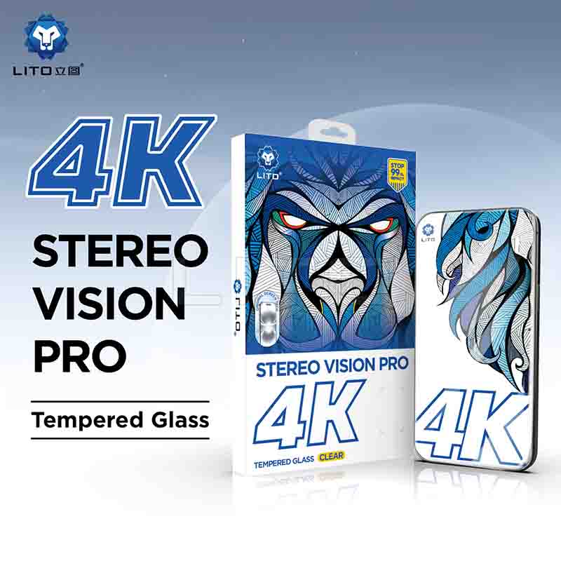 4K ultra clear tempered glass