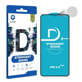 ベストiPhone X / XS / 11 Pro用のD +防塵フルカバレッジフルグルー強化ガラススクリーンプロテクター
