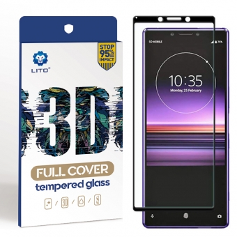 ベストソニーXZ5のためのLITOの完全な適用範囲の完全な接着剤の高い定義緩和されたガラススクリーンの保護装置