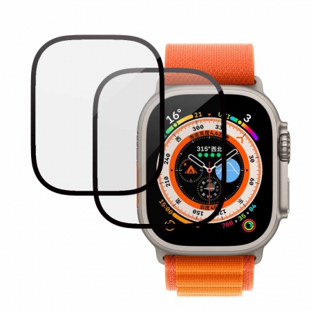 
     Apple Watch Ultra 49mm用Lito 2.5Dフルグルー強化ガラススクリーンプロテクター
     