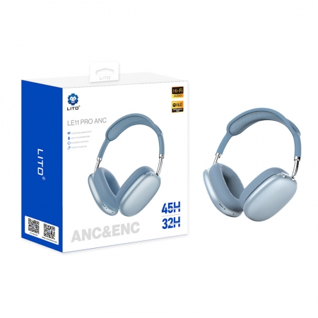 LE11 PRO ANC Bluetoothヘッドセット ワイヤレスノイズキャンセリングヘッドホン Bluetooth 5.4 HiFiオーディオ 長寿命バッテリー OEM ODM卸売 