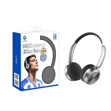 LITO LE07 スポーツ Bluetooth ヘッドセット – 軽量で快適、ノイズキャンセリングマイク搭載の Hi-Fi サウンド 