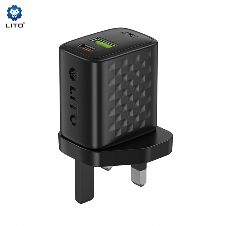 LITO LC16 GaN 20W 急速充電器 (USB-C & USB-A対応) 