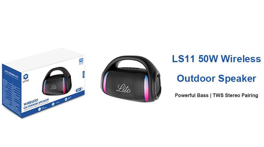 Lito LS11 50W ワイヤレス屋外スピーカー