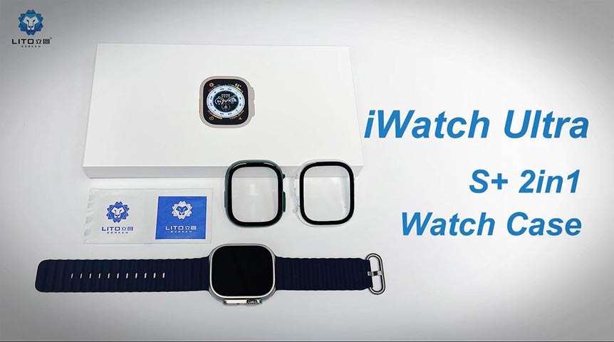 Apple Watch Ultra Watch Case with 強化ガラス 2in1 セット
