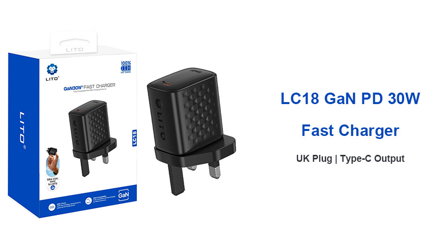 バッテリーの過熱を止めよう！LITO 30W GaN、ActiveShieldテクノロジー搭載