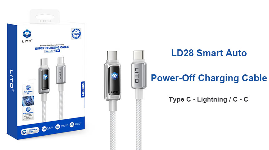 デバイスの過充電にうんざりしていませんか？LITO LD28スマートケーブルをご紹介します。