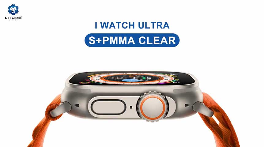Apple Watch Ultra 49mm用の360保護PMMAスクリーンプロテクター
