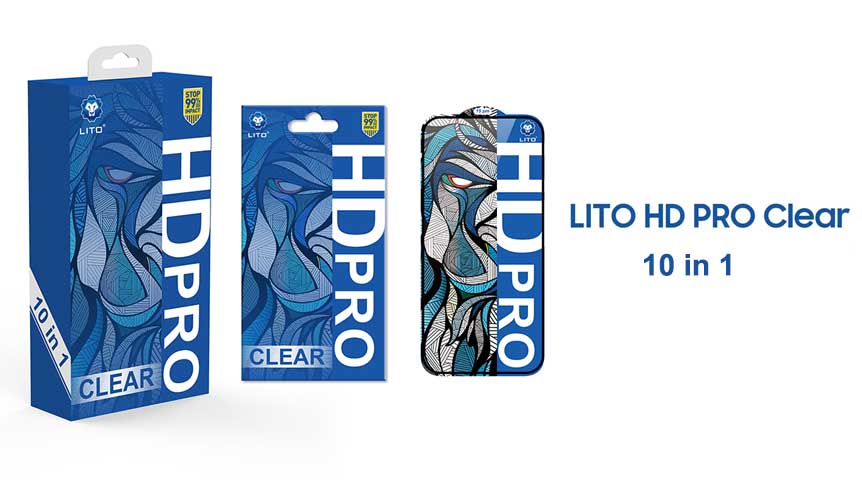 LITO HD Pro フルカバー強化ガラススクリーンプロテクター