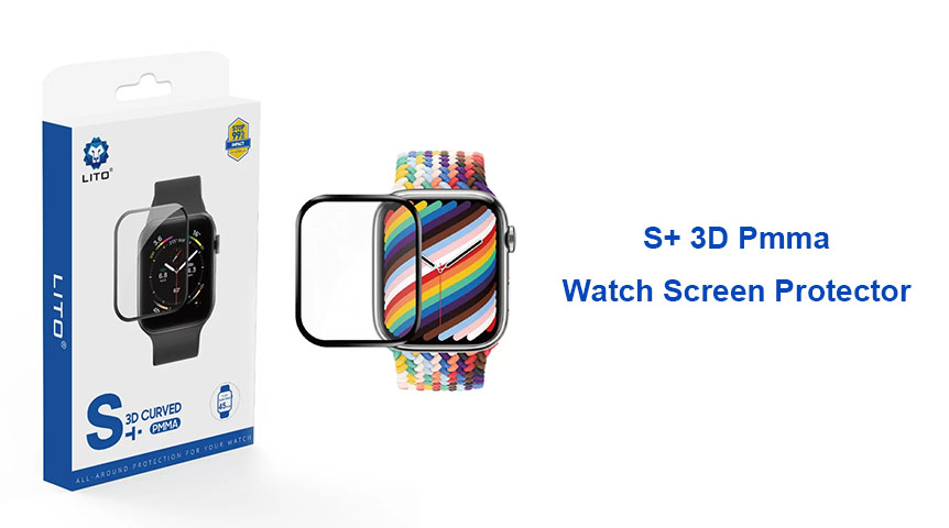 LITO S+ 3D曲面ウォッチスクリーンプロテクター Apple Watch S10 42mm 46mm用
